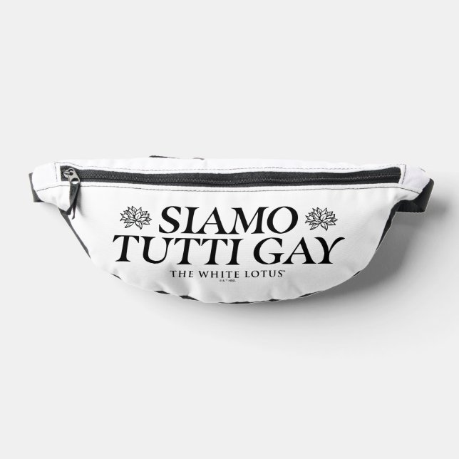 Siamo Tutti Gay - The White Lotus Fanny Pack (Lay Down)