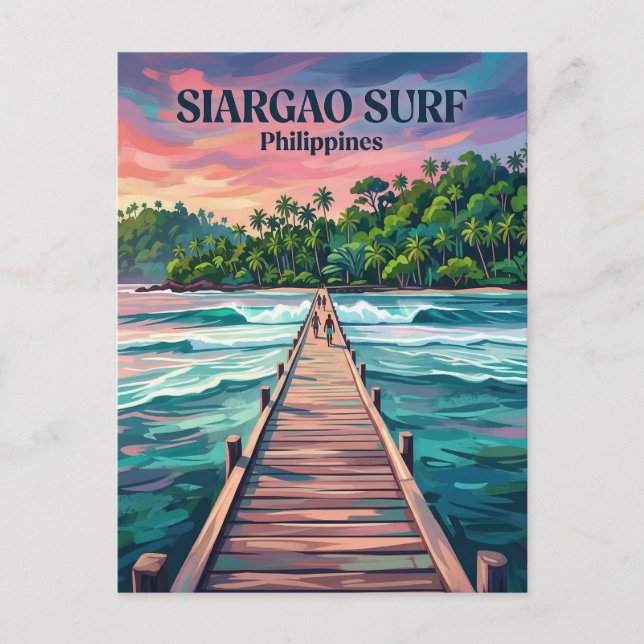 Siargao Island Philippines Postcard (Front)