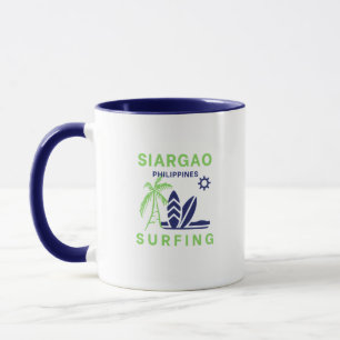 Siargao Philippines Surfing Coffee Mug