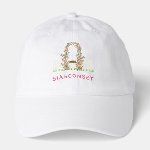 Siasconset Floral Arch Nantucket Rose Preppy Hat