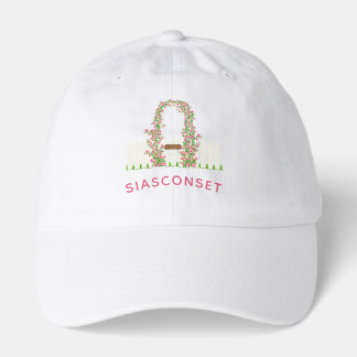 Siasconset Floral Arch Nantucket Rose Preppy Hat