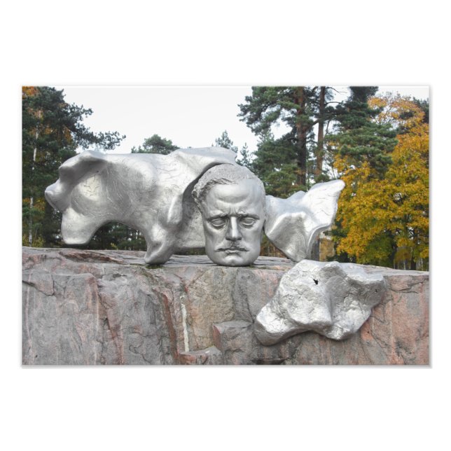 Sibelius monument, Helsinki, Finland Photo Print (Front)