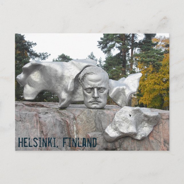 Sibelius monument, Helsinki, Finland Postcard (Front)