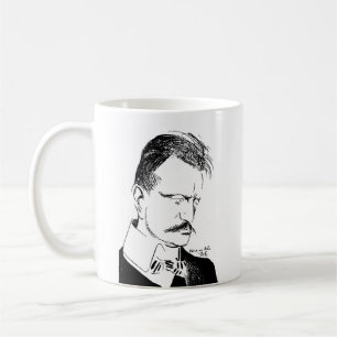 Sibelius: sketch by Albert Engström (1904) Coffee Mug