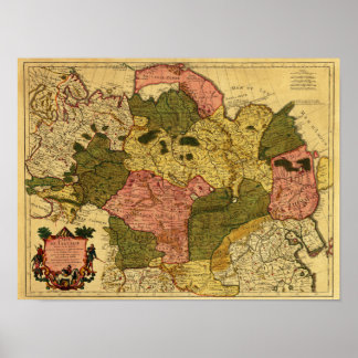 Siberia, RussiaPanoramic MapSiberia, Russia Poster