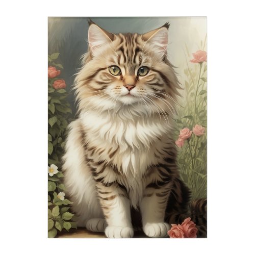 Siberian Cat Acrylic Print