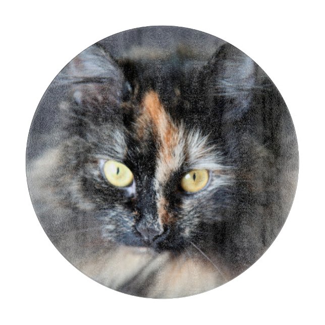 Siberian Cat Cutting Board (Front)