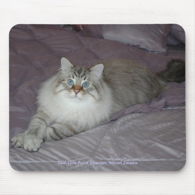 Siberian Cat Mousepad (Front)