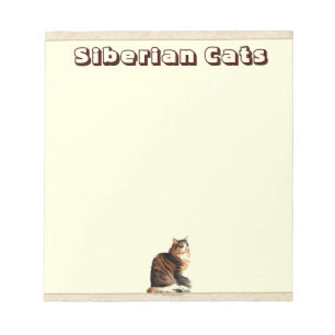 Siberian Cat Notepad