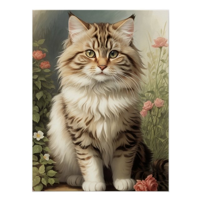 Siberian Cat Poster (Front)