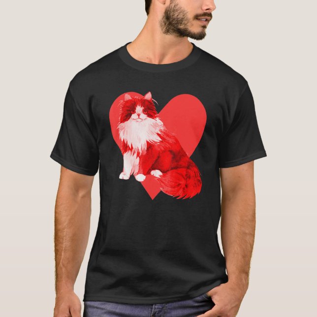 Siberian Cat T-Shirt (Front)