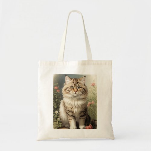 Siberian Cat Tote Bag