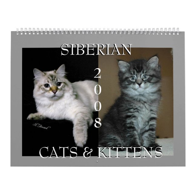 Siberian Cats Calendar 2008 (Cover)