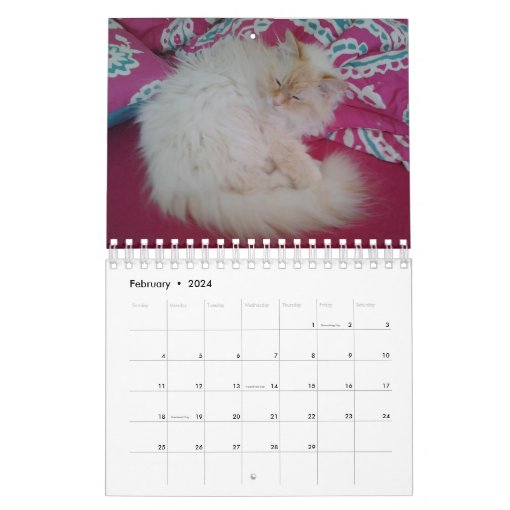 Siberian Forest Cat Calendar | Zazzle