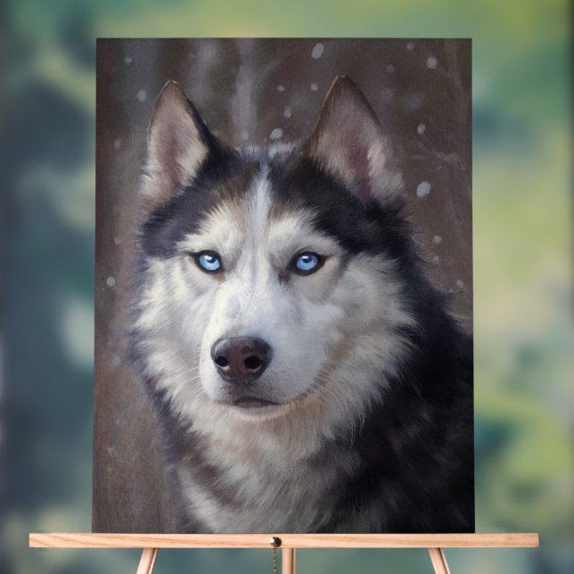 Siberian Husky Acrylic Sign (Neutral)