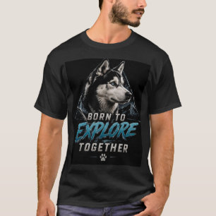 ❄️ Siberian Husky Adventure Dog Lover Gift ❄️ T-Shirt