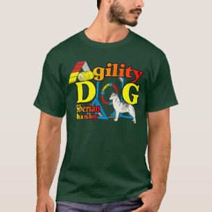 Siberian Husky Agility T-Shirt
