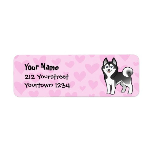 Siberian Husky  Alaskan Malamute Love Label