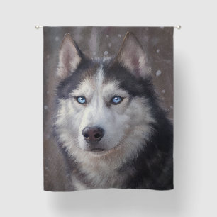 Siberian Husky Animal Blackout Curtains