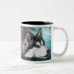 Siberian Husky Art Mug