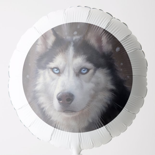Siberian Husky Balloon (Front)