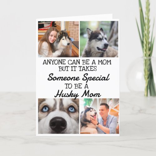 Siberian Husky Best Mom Mothers Day Card