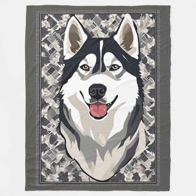Siberian Husky Blanket (Front)