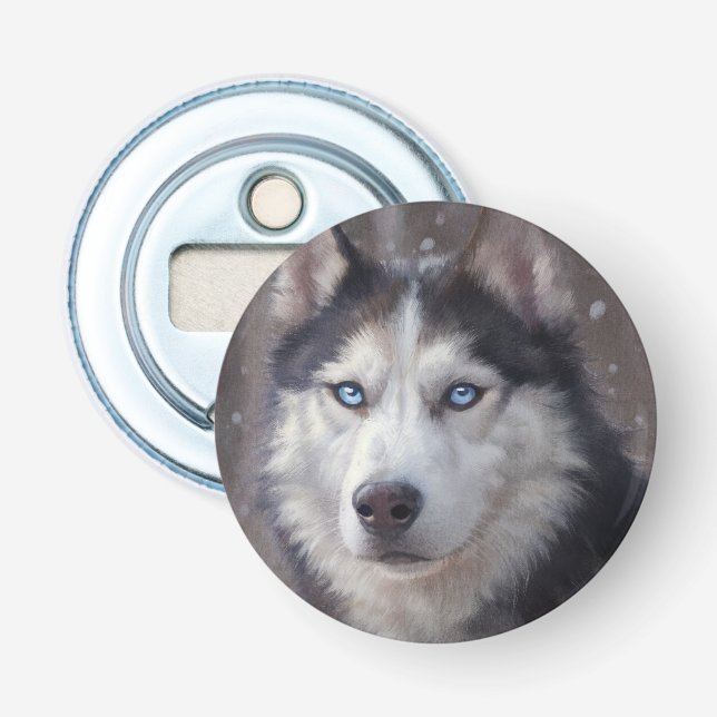 Siberian Husky Bottle Opener (Front)