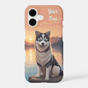 Siberian Husky by Lake iPhone 17 Case