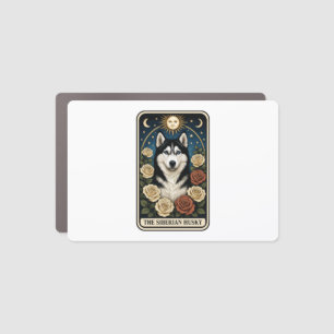 Siberian Husky Car Magnet