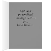 Siberian Husky Card Malamute Wolf Dog Card (Inside (Right))