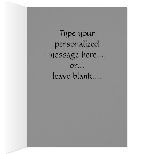 Siberian Husky Card Malamute Wolf Dog Card (Inside (Right))