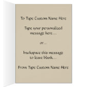 Siberian Husky Card Malamute Wolf Dog Card (Inside (Right))