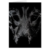 Siberian Husky Card Malamute Wolf Dog Card (Front)