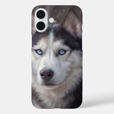 Siberian Husky iPhone 16 Plus Case
