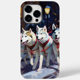 Siberian Husky Christmas Festive Season Case-Mate iPhone 14 Pro Max Case