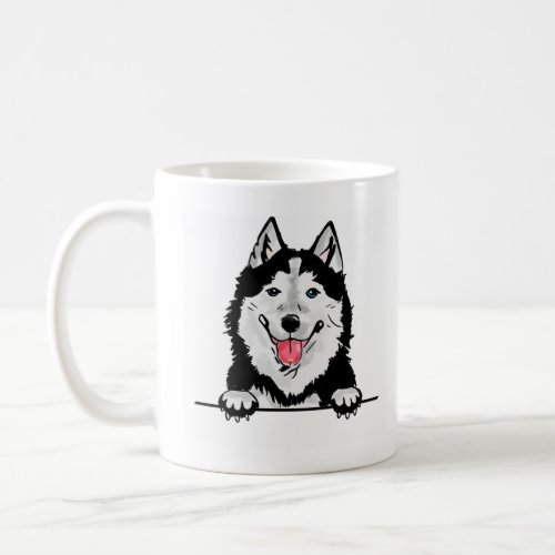 Siberian husky  coffee mug