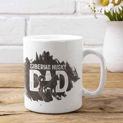 Siberian husky Dad Dog Breed Lover Fathers Day Coffee Mug