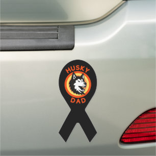 Siberian Husky Dad, Dog Dad, Dog Lovers Gift Car Magnet