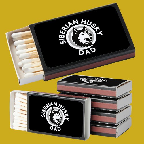 Siberian Husky Dad  Matchboxes