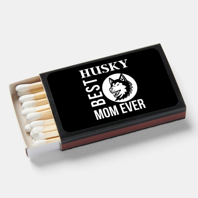 Siberian Husky Dad   Matchboxes (Front Open)