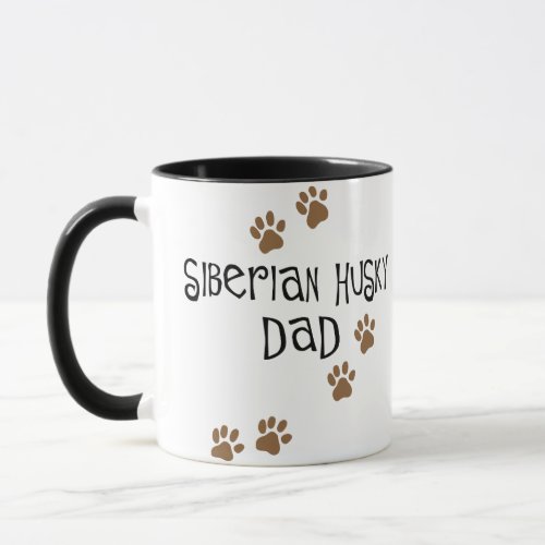 Siberian Husky Dad Mug