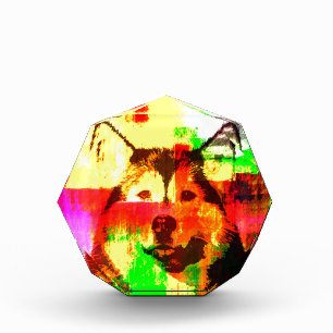 Siberian Husky Dog Art Award