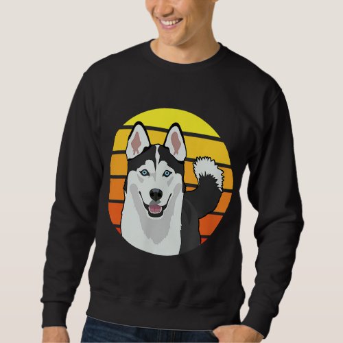 Siberian Husky Dog Lover Gift Sweatshirt