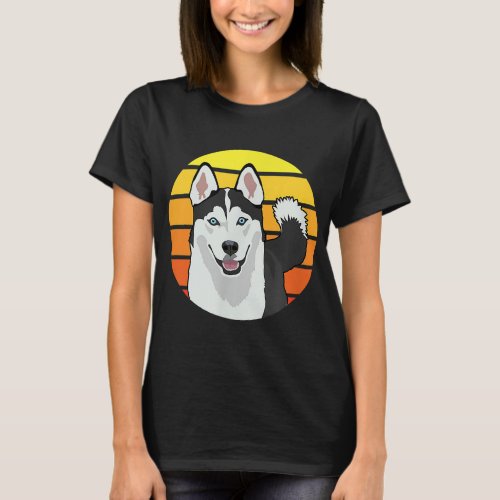 Siberian Husky Dog Lover Gift T_Shirt