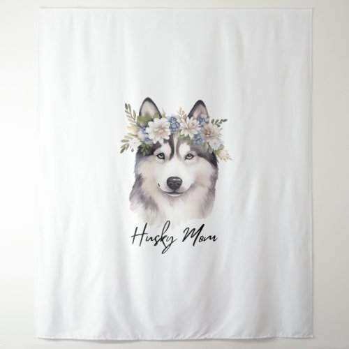 Siberian Husky Dog Lover Tapestry