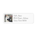 Siberian Husky Dog Mailing Label