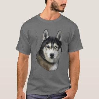 Siberian Husky Dog Mom Dad Tee Husky Apparel Love