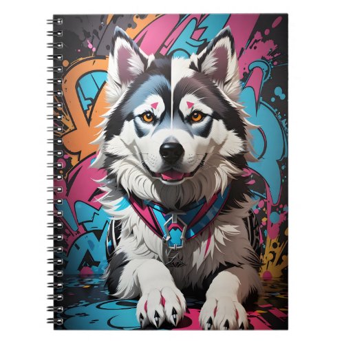 Siberian Husky Dog Notebook