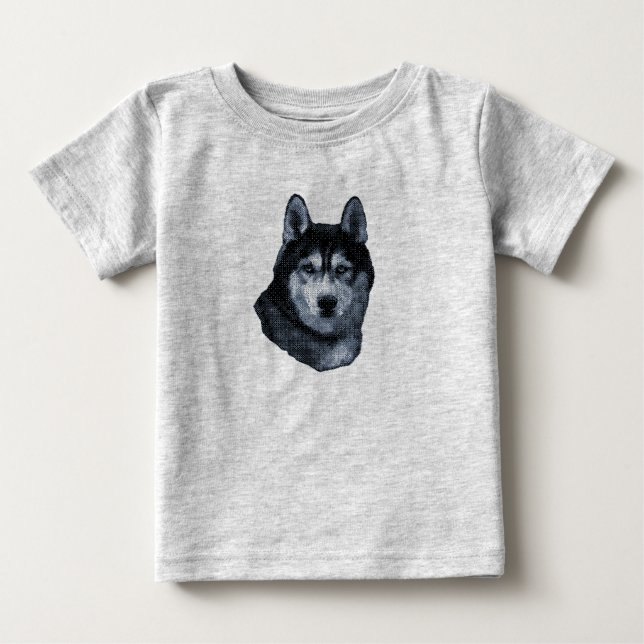 Siberian Husky Dog Pet  Baby T-Shirt (Front)